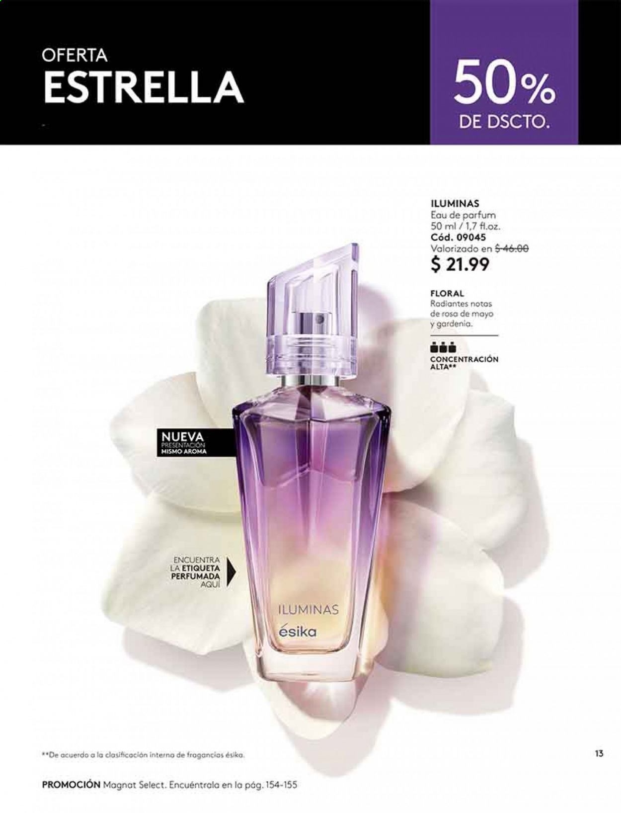 thumbnail - Folleto actual Ésika - Ventas - perfume. Página 13.