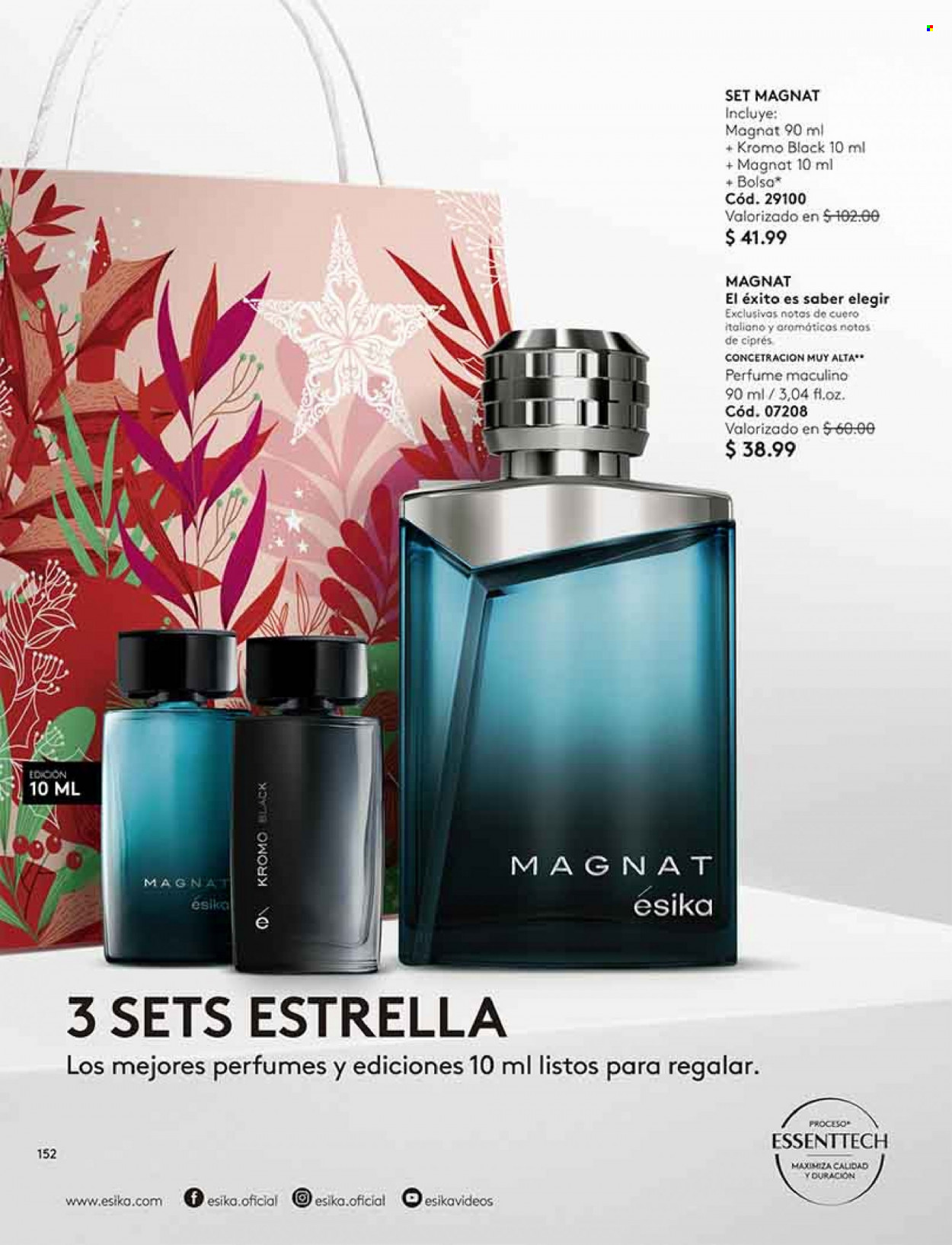 thumbnail - Folleto actual Ésika - Ventas - perfume. Página 164.