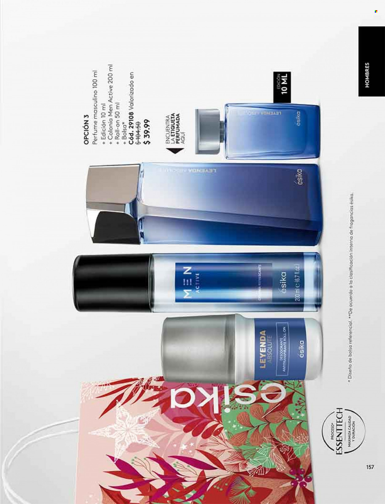 thumbnail - Folleto actual Ésika - Ventas - desodorante de bola, perfume, antitranspirante. Página 169.