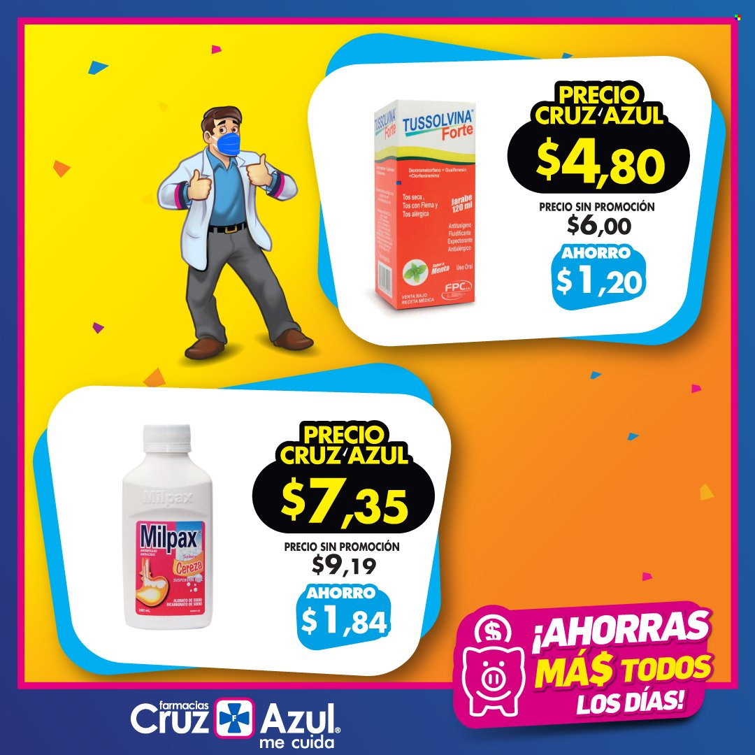 thumbnail - Folleto actual Farmacias Cruz Azul - 2.5.2022 - 31.5.2022 - Ventas - járabe. Página 63.