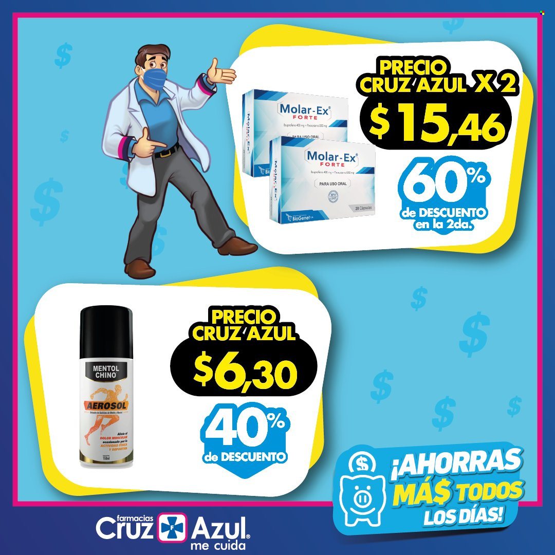 thumbnail - Folleto actual Farmacias Cruz Azul - Ventas - aerosol. Página 3.