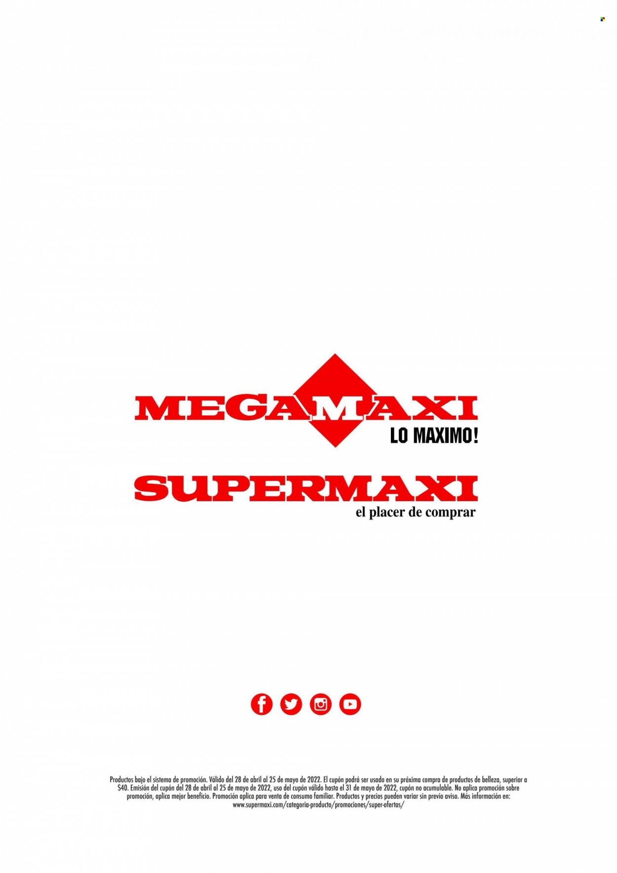 thumbnail - Catálogo Supermaxi - 28.4.2022 - 25.5.2022.