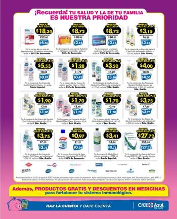 Folleto actual Farmacias Cruz Azul.