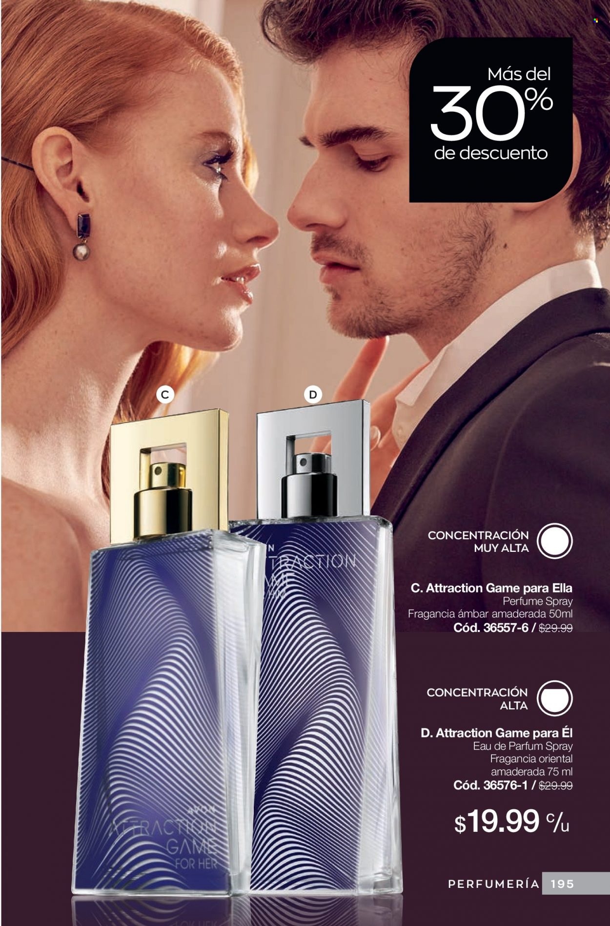 thumbnail - Folleto actual Avon - Ventas - perfume. Página 195.