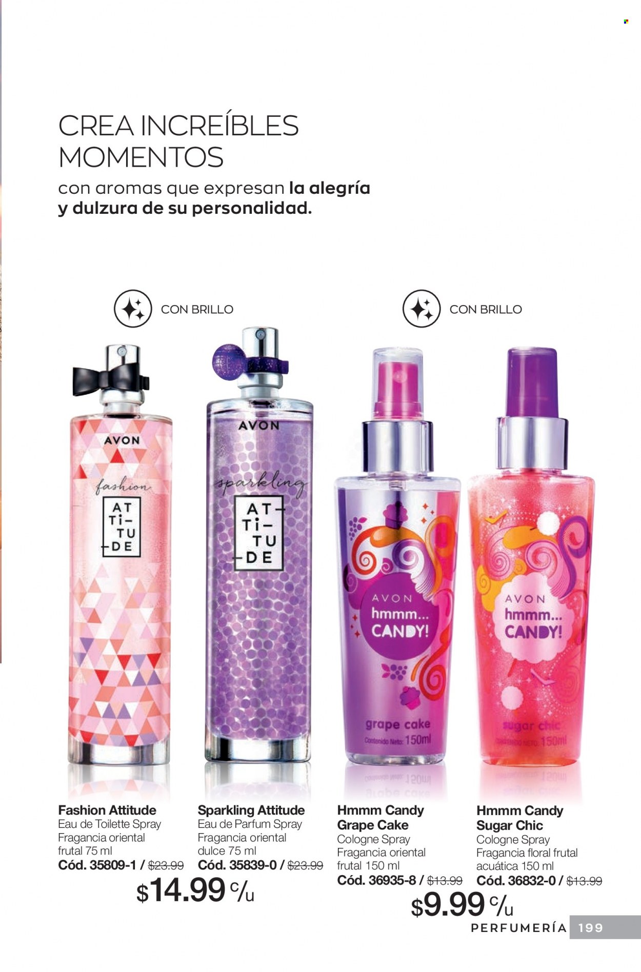 thumbnail - Folleto actual Avon - Ventas - perfume, eau de toilette. Página 199.