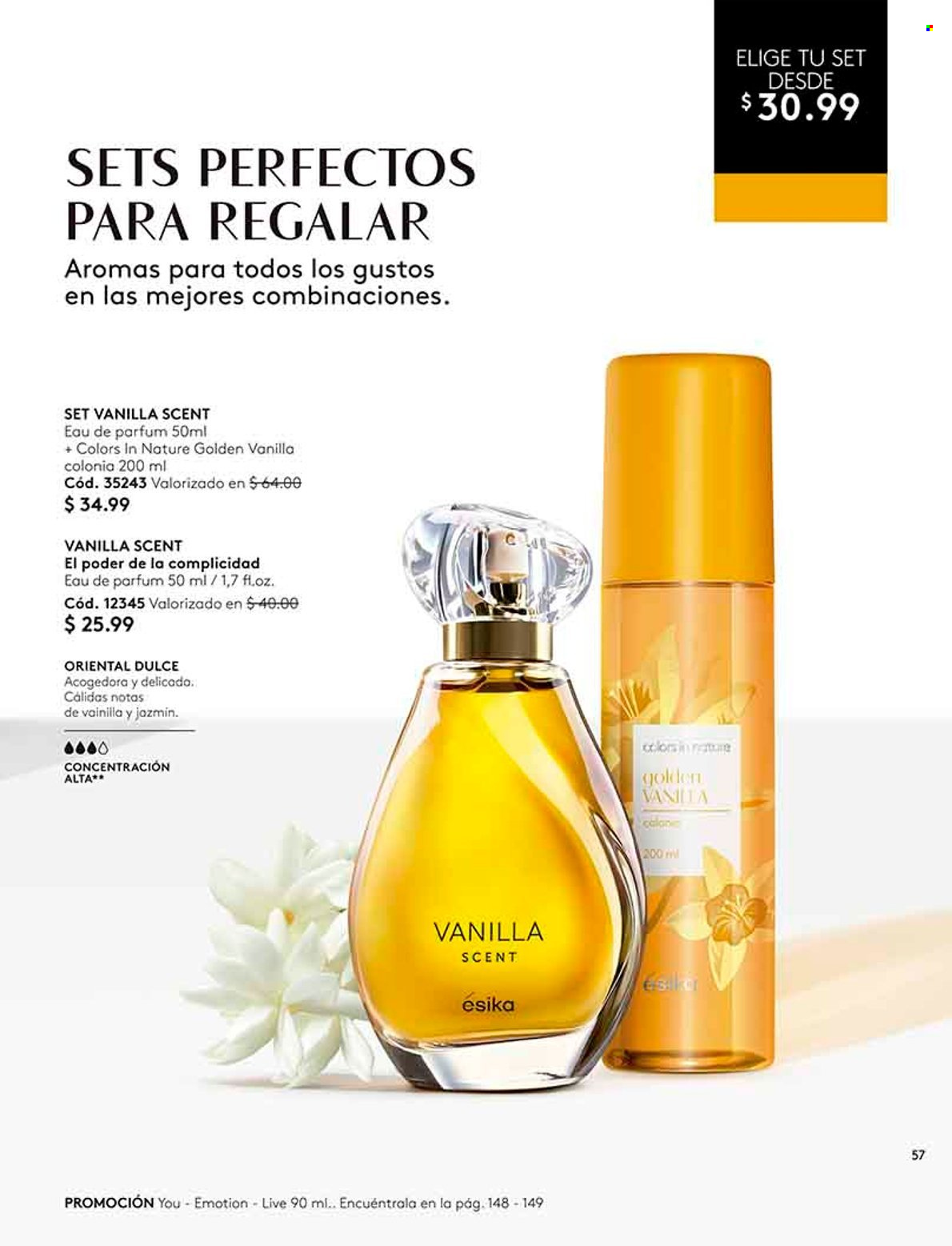 thumbnail - Folleto actual Ésika - Ventas - perfume. Página 61.