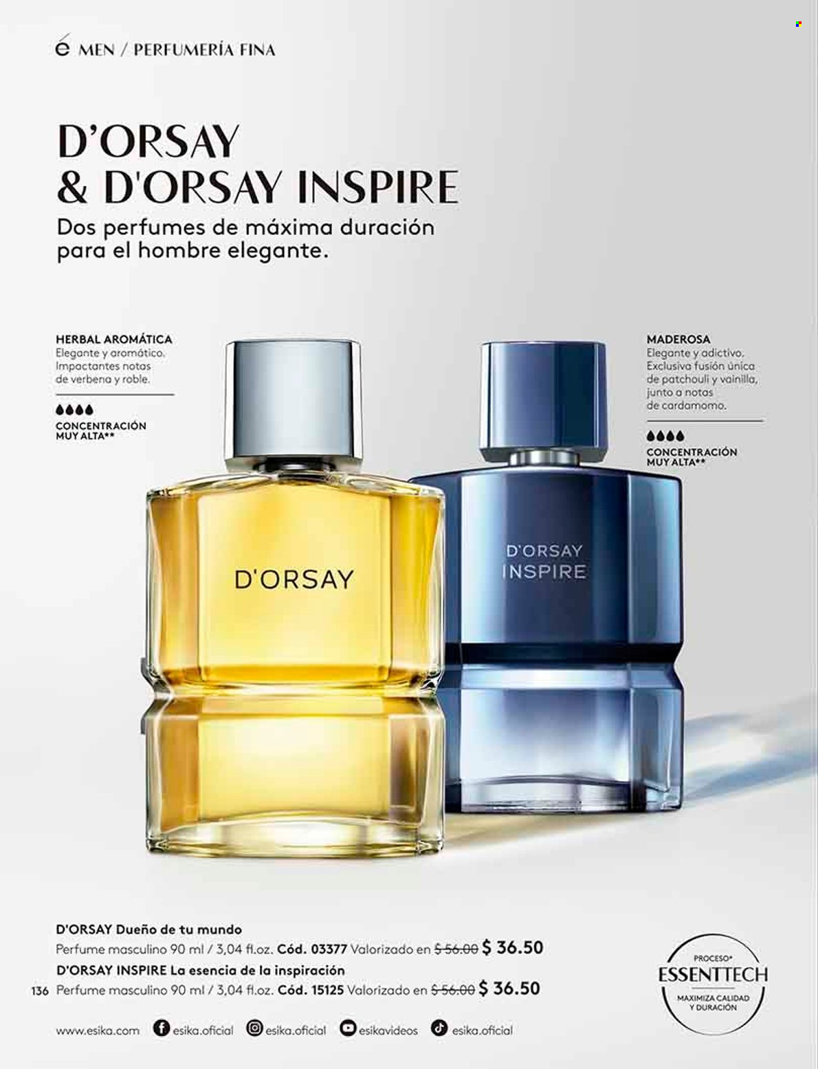 thumbnail - Folleto actual Ésika - Ventas - perfume. Página 140.