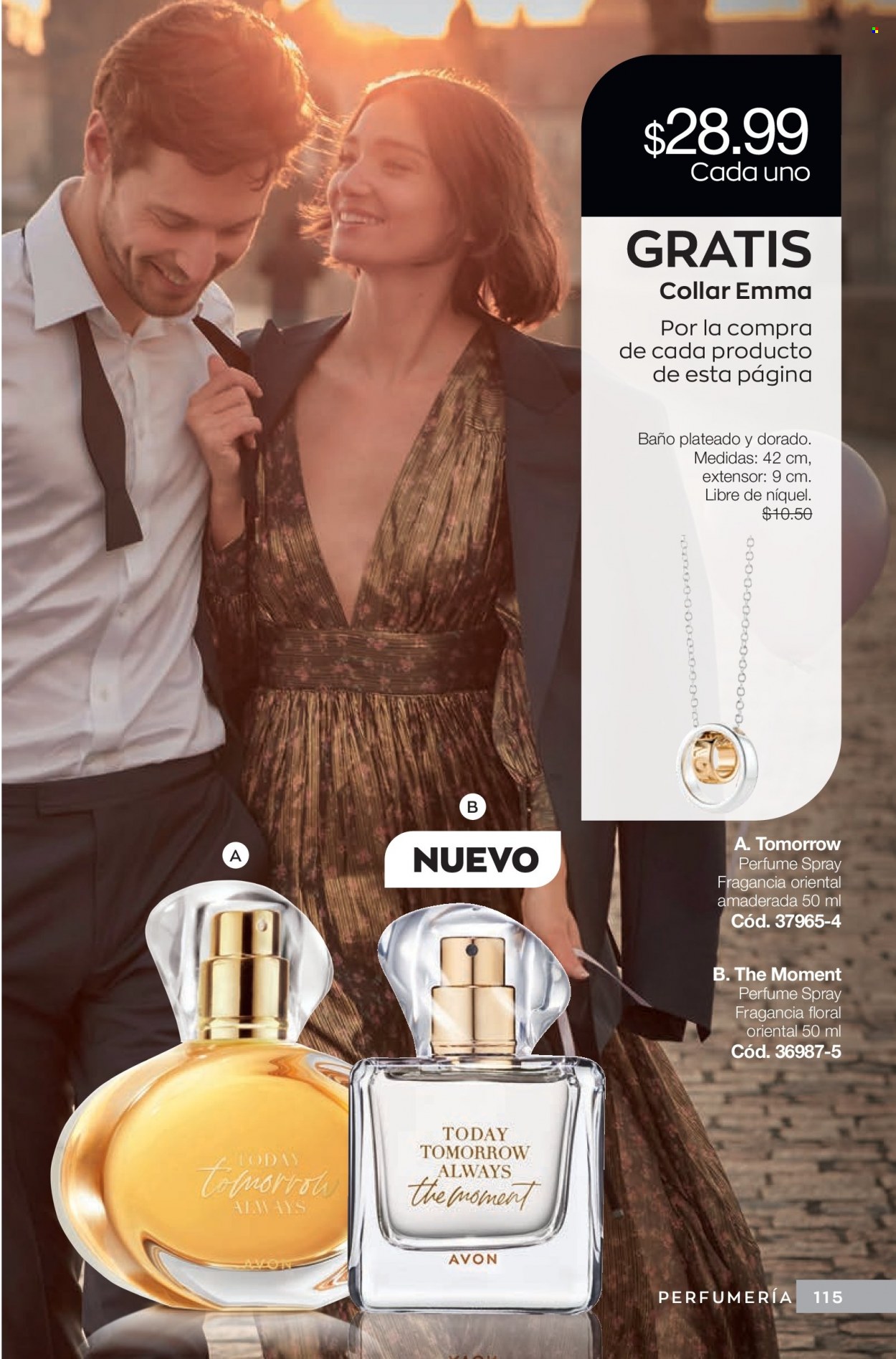 thumbnail - Folleto actual Avon - Ventas - perfume, collar. Página 115.