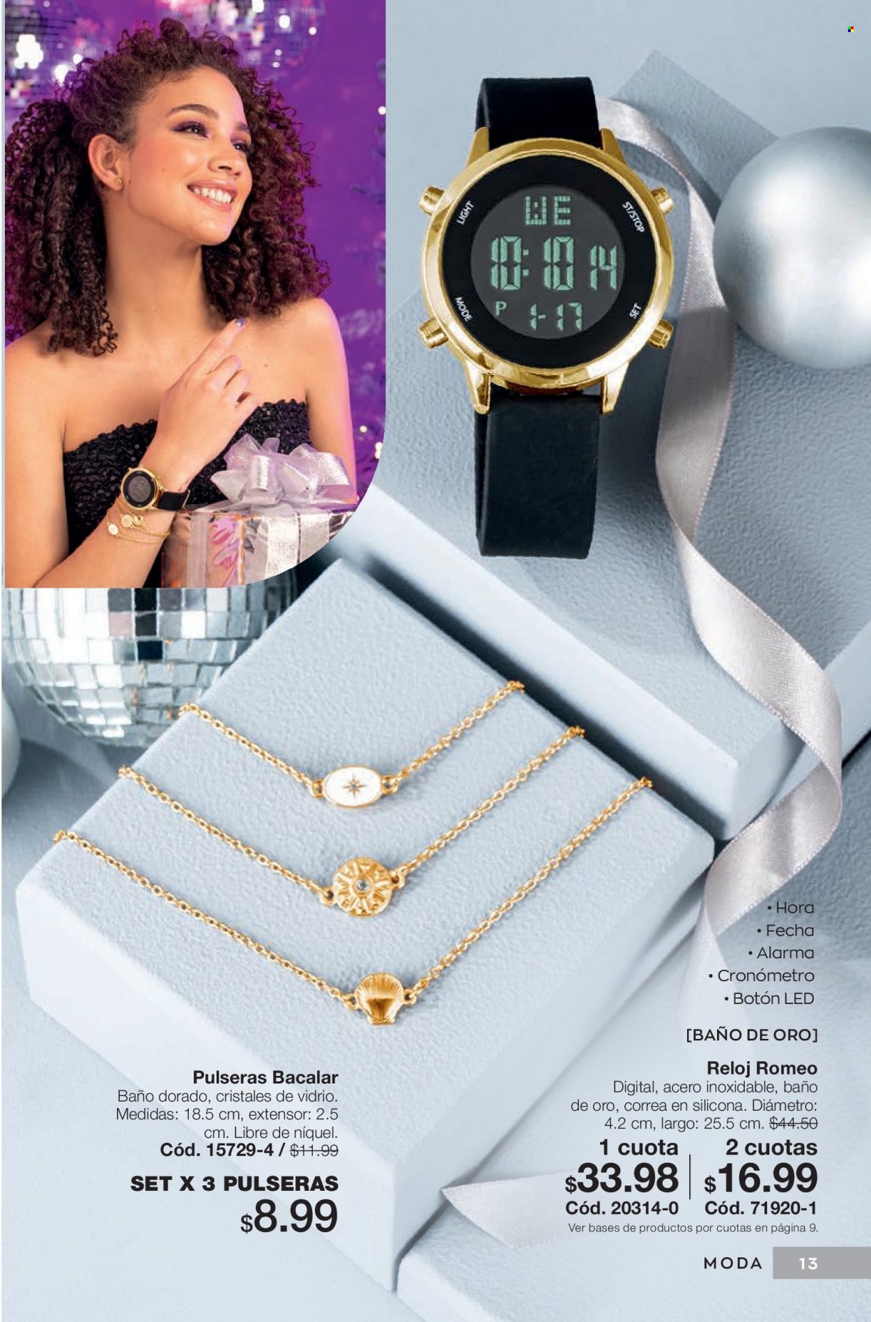 thumbnail - Folleto actual Avon - Ventas - pulsera, reloj. Página 13.