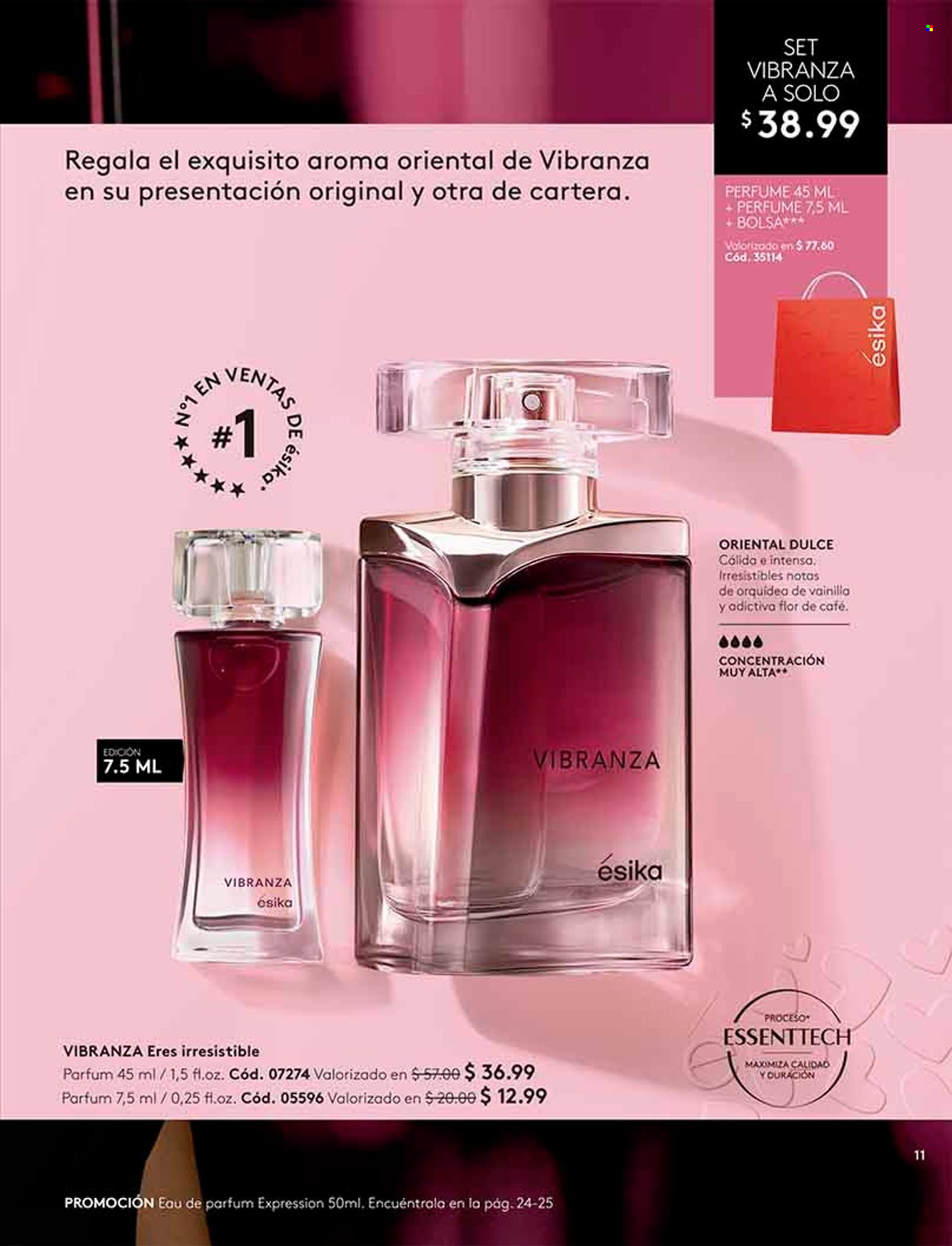 thumbnail - Folleto actual Ésika - Ventas - perfume. Página 11.