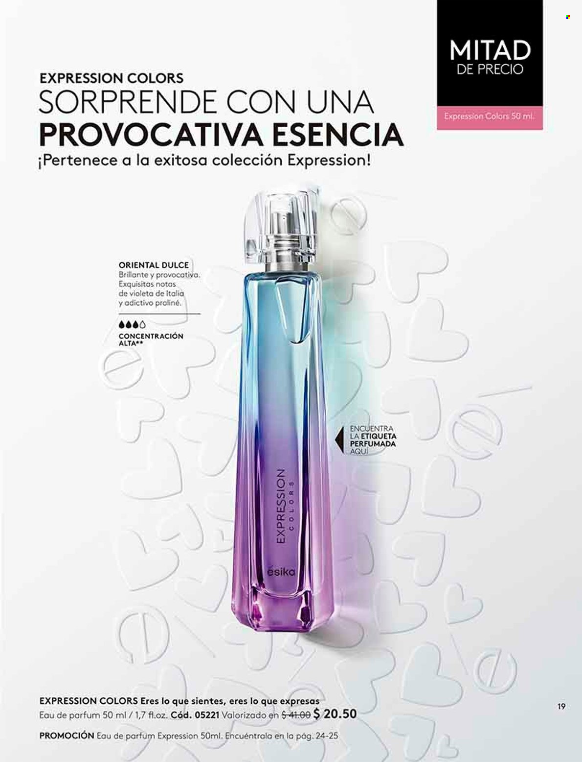 thumbnail - Folleto actual Ésika - Ventas - perfume. Página 19.
