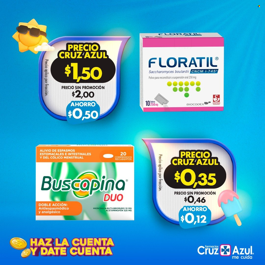 thumbnail - Folleto actual Farmacias Cruz Azul - 2.1.2023 - 31.1.2023 - Ventas - Buscapina. Página 6.