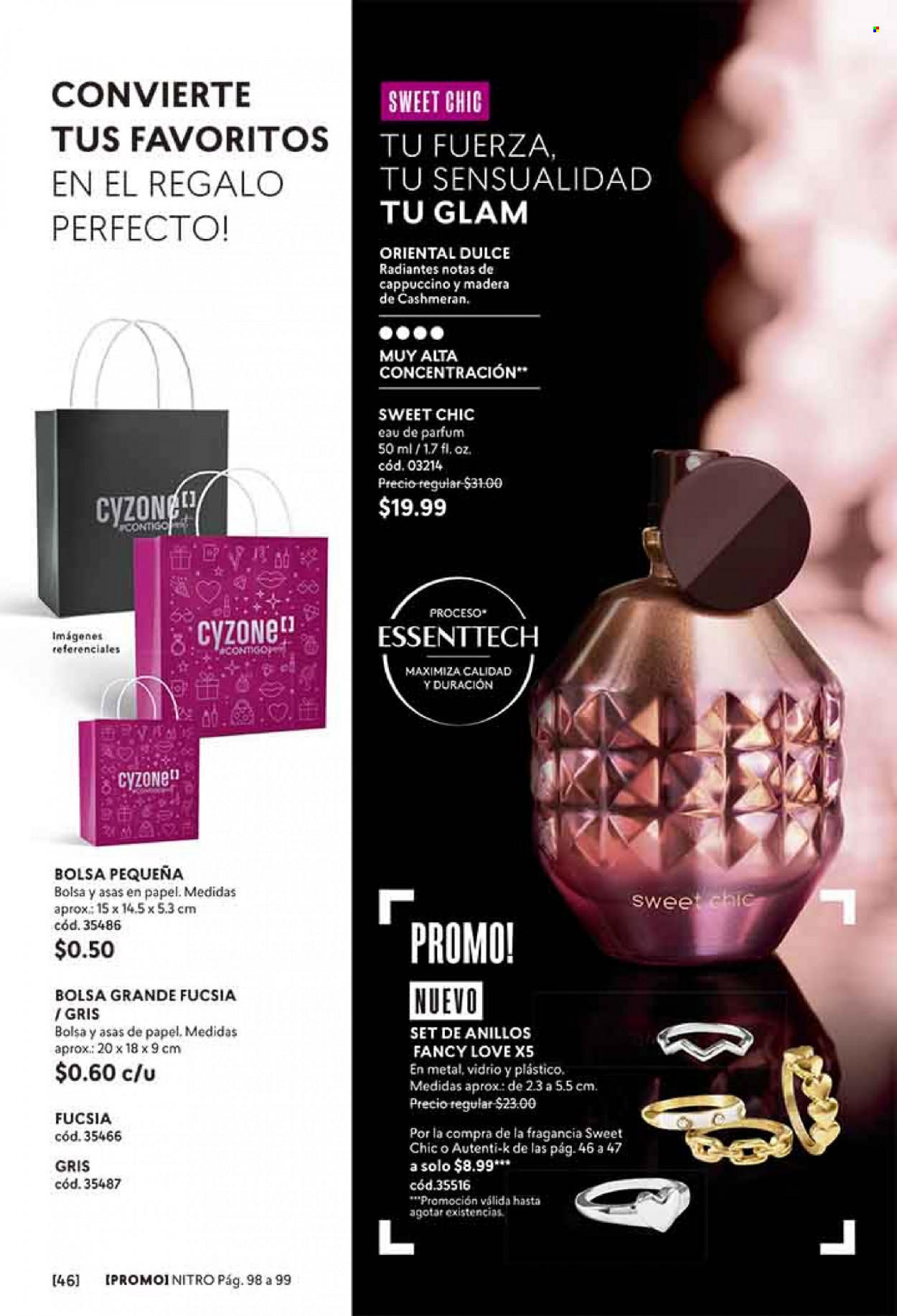 thumbnail - Folleto actual Cyzone - Ventas - perfume. Página 46.