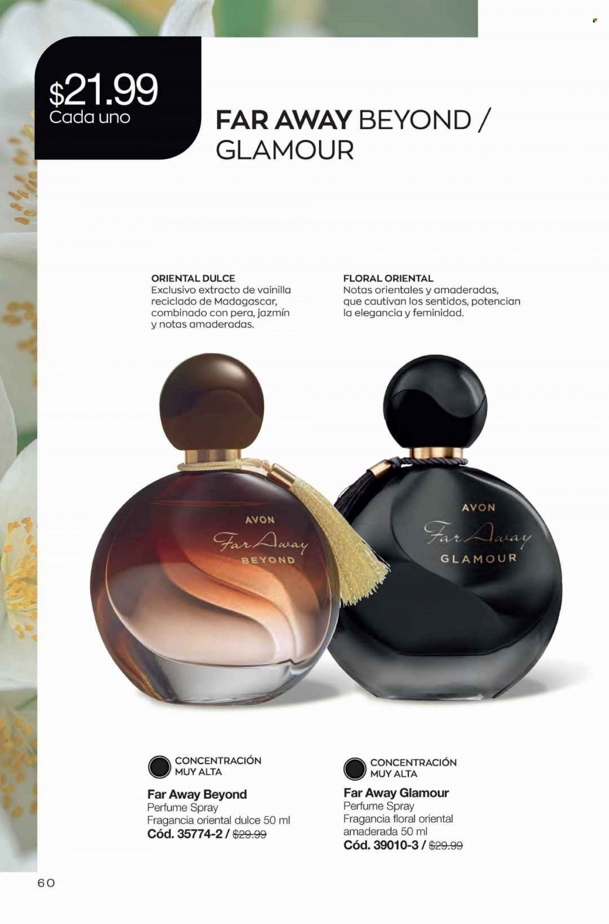 thumbnail - Folleto actual Avon - Ventas - perfume, Far Away. Página 60.