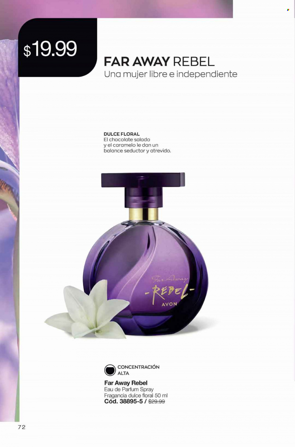 thumbnail - Folleto actual Avon - Ventas - perfume, Far Away. Página 72.