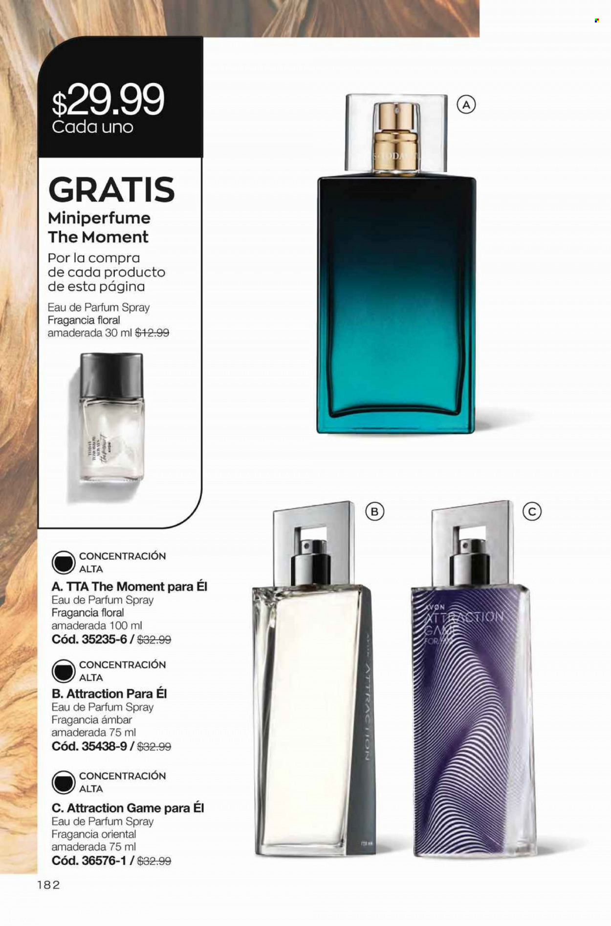 thumbnail - Folleto actual Avon - Ventas - perfume. Página 182.