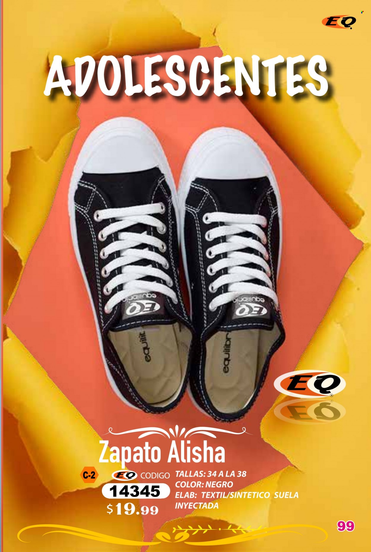 thumbnail - Folleto actual Equilibrio - Ventas - zapatos. Página 99.