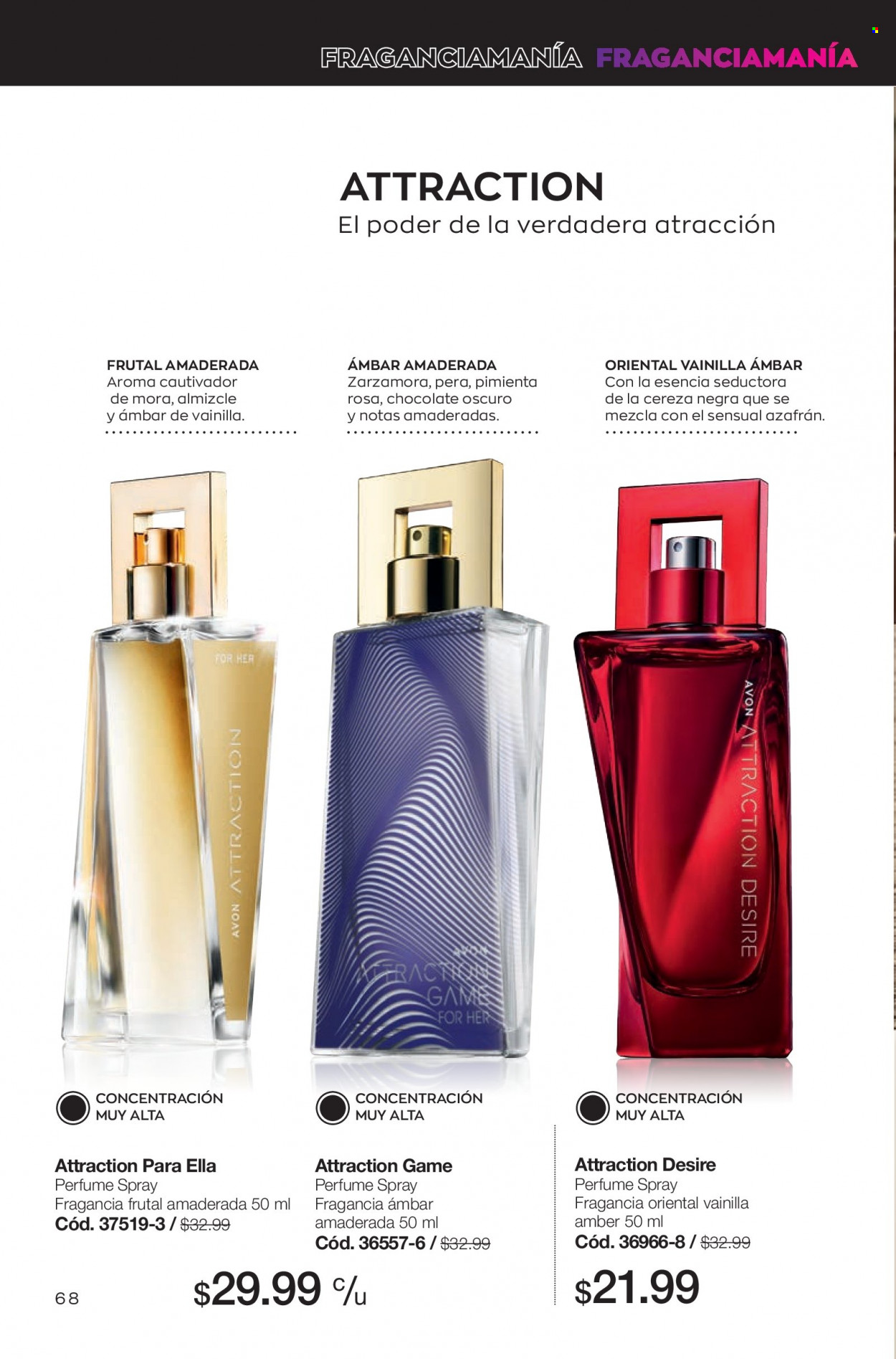 thumbnail - Folleto actual Avon - Ventas - perfume. Página 68.