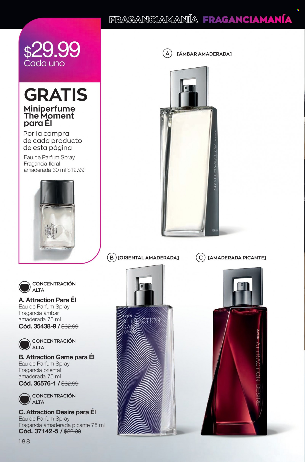 thumbnail - Folleto actual Avon - Ventas - perfume. Página 188.