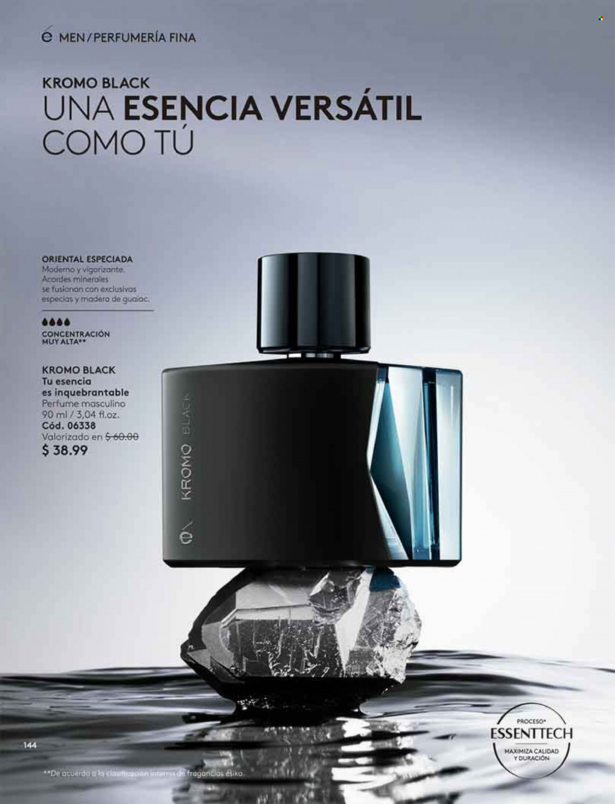 thumbnail - Folleto actual Ésika - Ventas - perfume. Página 144.
