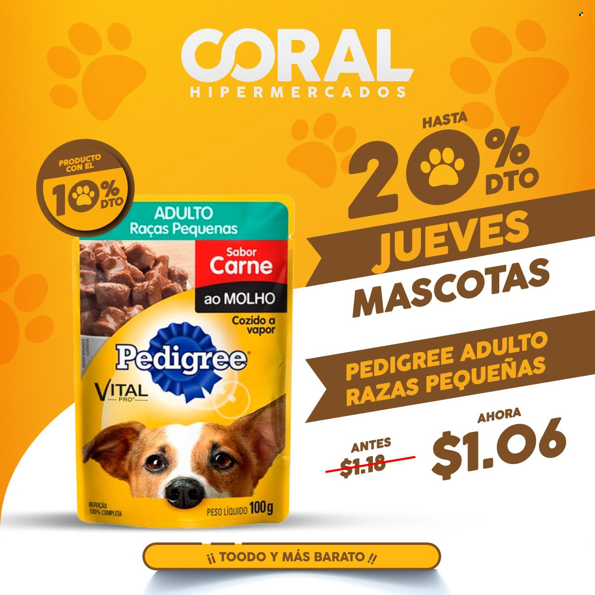 thumbnail - Folleto actual Coral Hipermercados - Ventas - Pedigree, alimento para perros. Página 5.
