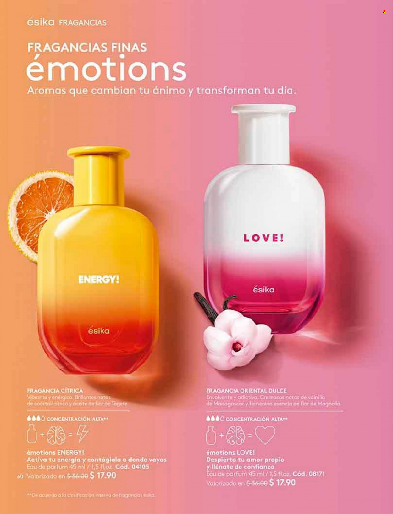 thumbnail - Folleto actual Ésika - Ventas - perfume. Página 60.