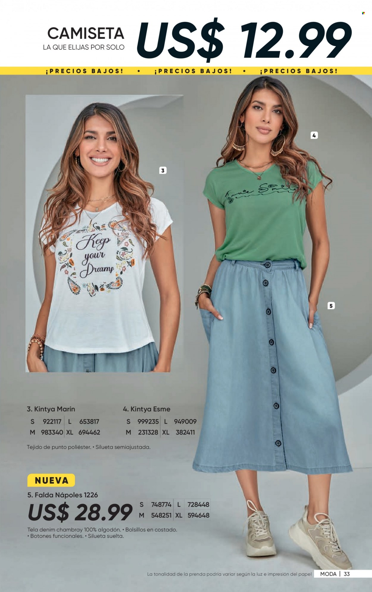 thumbnail - Folleto actual Azzorti - Ventas - falda, camiseta. Página 35.