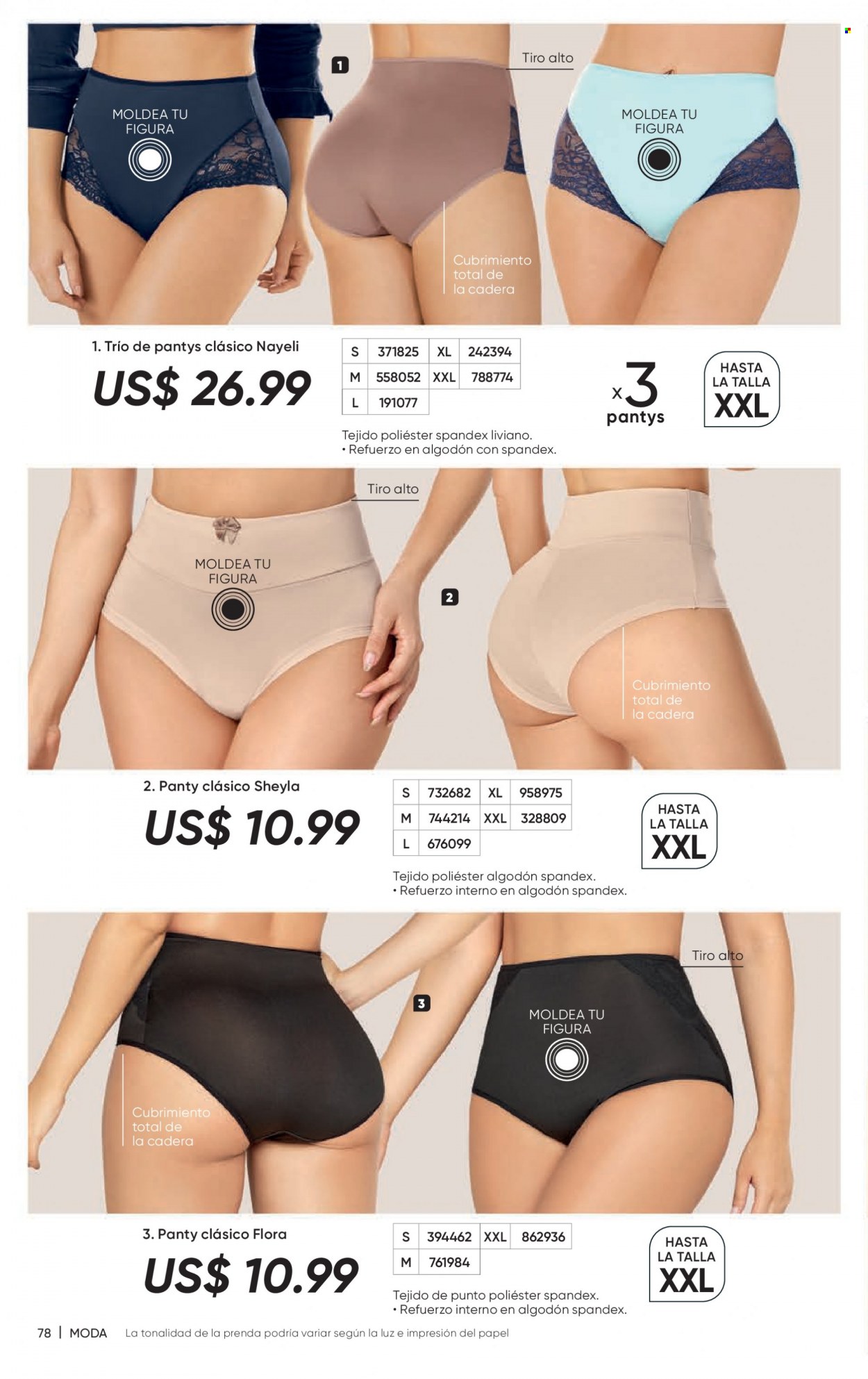 Folleto actual Azzorti - Ventas - panty. Página 80.