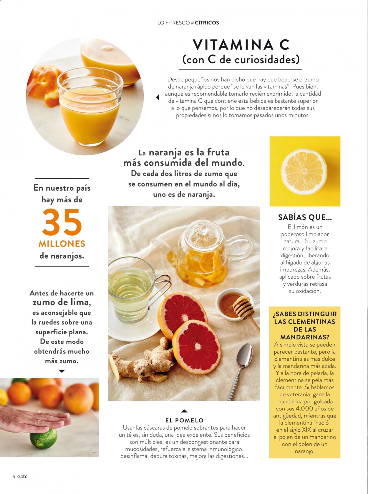 thumbnail - Folleto actual Hipercor - 14/01/21 - 27/01/21 - Ventas - mandarina, bebida, limpiador, lima. Página 8.