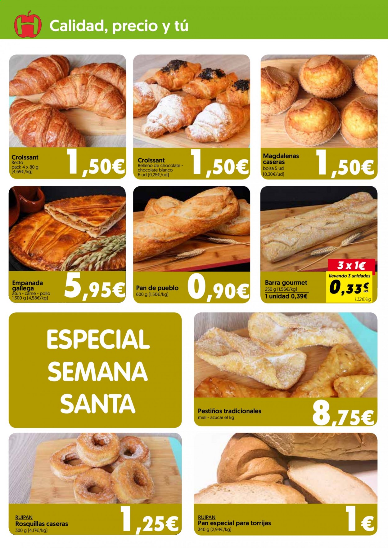 thumbnail - Folleto actual Hiper Usera - 24/02/21 - 13/03/21 - Ventas - empanada, pastelería, croissant, magdalena, rosquilla, pestiños, azúcar, pan. Página 6.