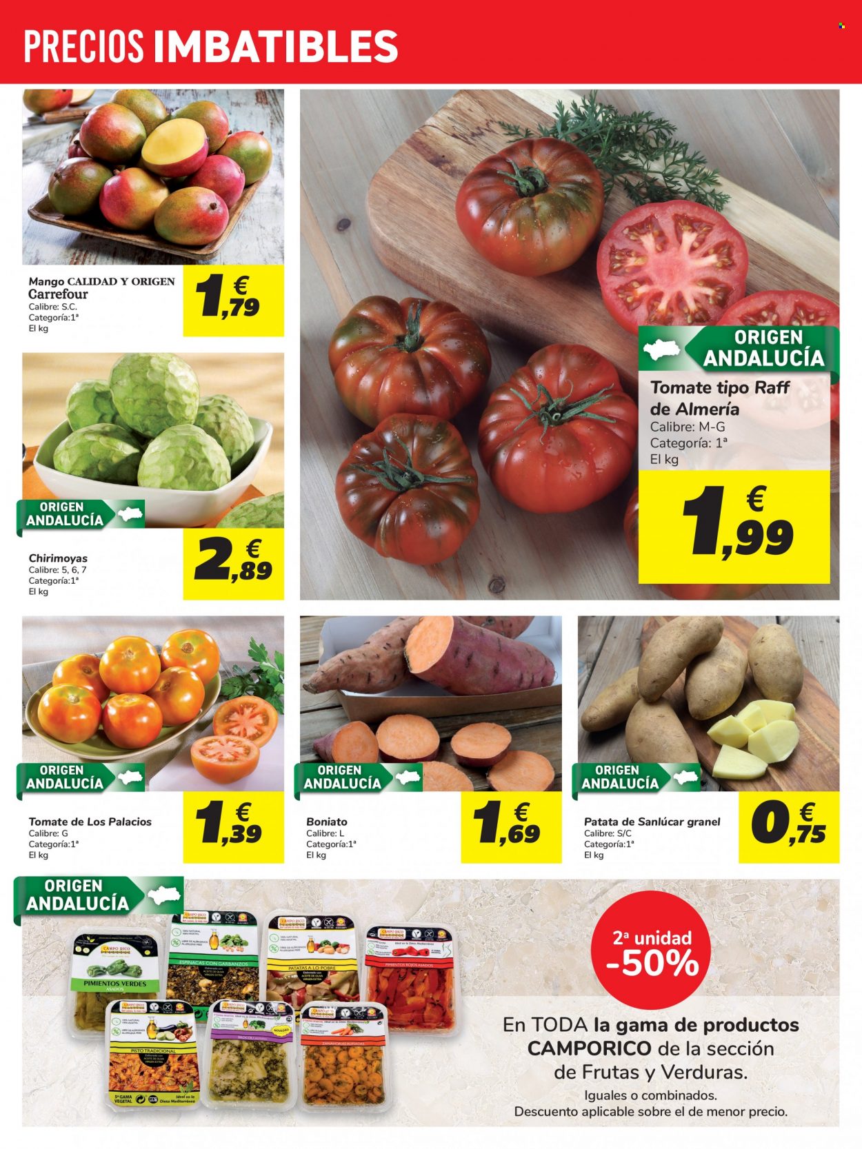 thumbnail - Folleto actual Carrefour - 07/10/21 - 26/10/21 - Ventas - chirimoya, mango, tomate, patatas, pimiento. Página 3.