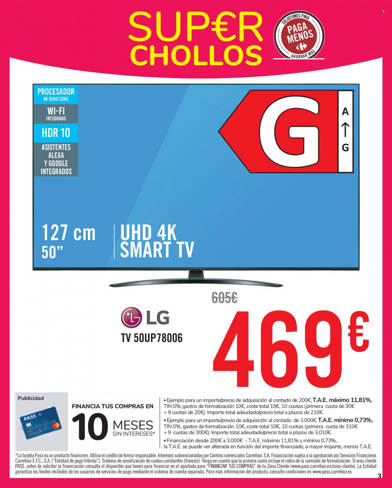 thumbnail - Folleto actual Carrefour - 14/10/21 - 26/10/21 - Ventas - LG, Smart TV, televisor. Página 3.
