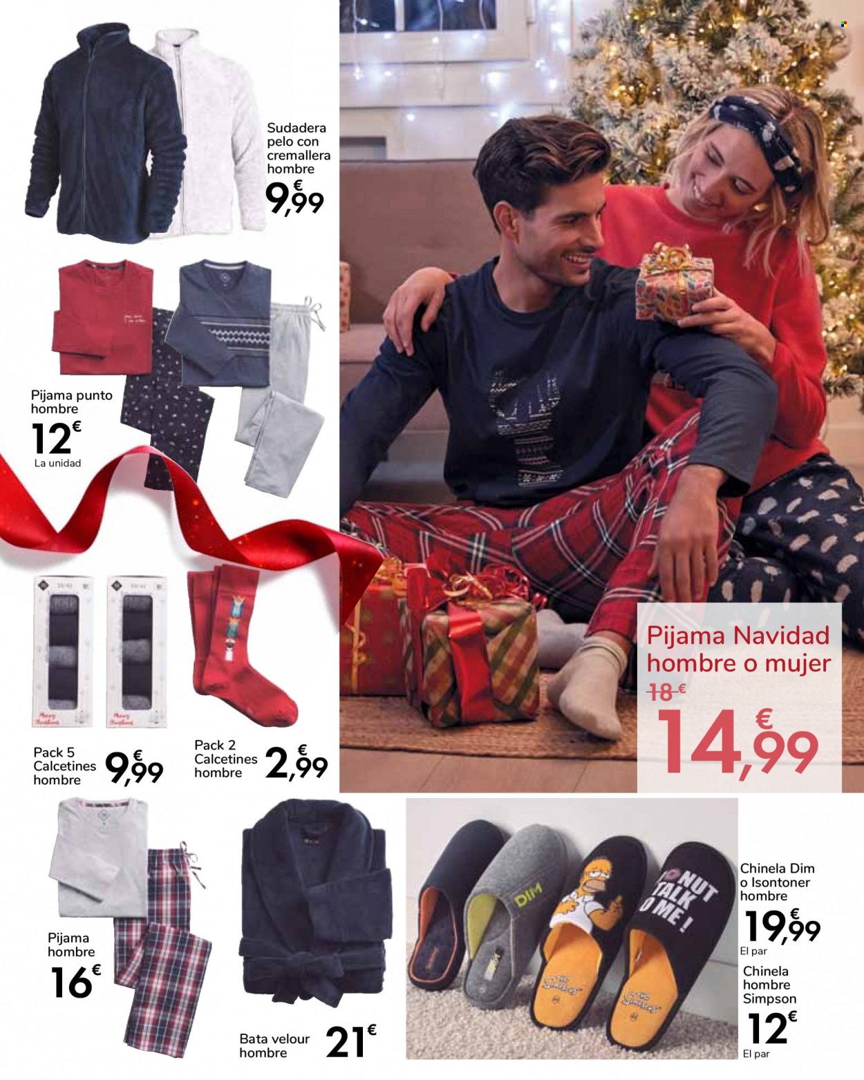 thumbnail - Folleto actual Carrefour - 02/12/21 - 07/01/22 - Ventas - sudadera, pijama, calcetínes. Página 56.
