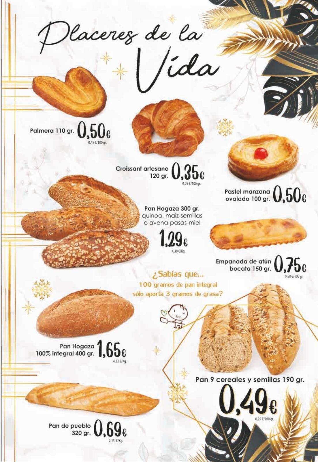 thumbnail - Folleto actual SPAR - 02/12/21 - 16/12/21 - Ventas - empanada, hogaza, croissant, pastel, quinoa, miel. Página 9.
