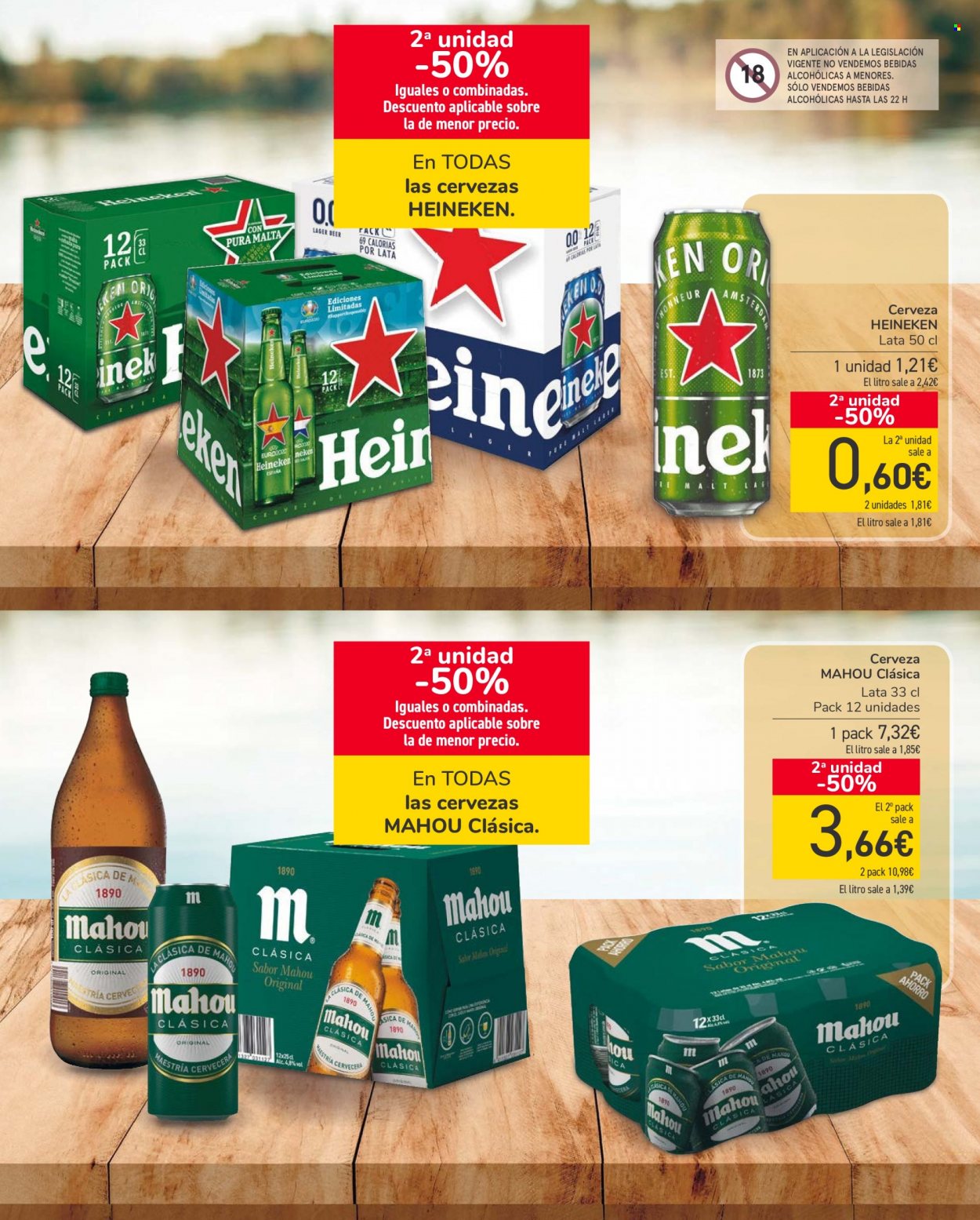 thumbnail - Folleto actual Carrefour - 18/01/22 - 27/01/22 - Ventas - Heineken, Mahou, bebida, bebida alcohólica. Página 45.