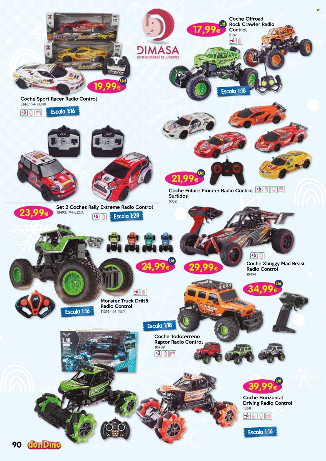 thumbnail - Folleto actual Don Dino - 04/11/22 - 20/12/22 - Ventas - coche, juguete, Monster Truck. Página 90.