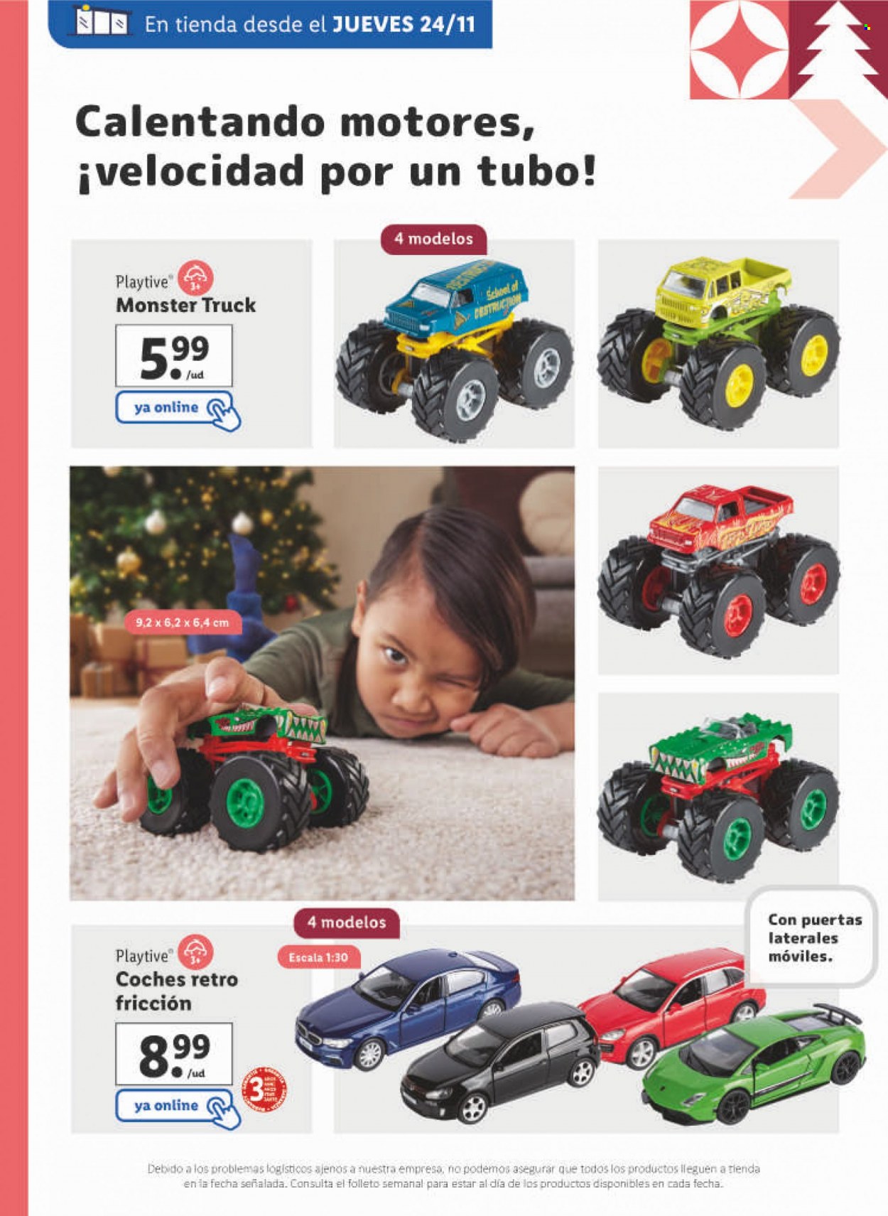 thumbnail - Folleto actual Lidl - 27/10/22 - 15/12/22 - Ventas - coche, Monster Truck, Playtive. Página 88.