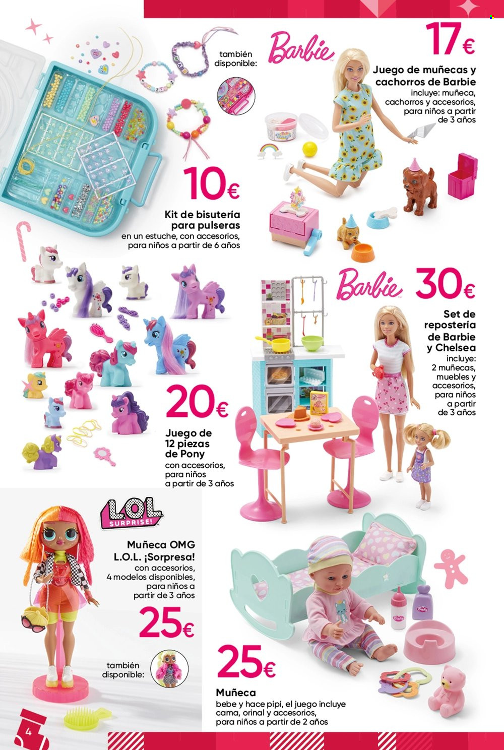 thumbnail - Folleto actual Pepco - Ventas - Barbie, bisutería, juguete, muñeca, orinal. Página 4.