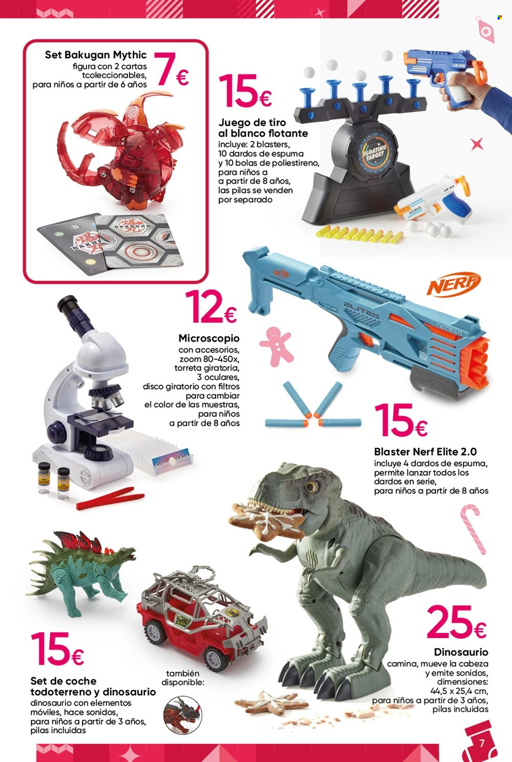 thumbnail - Folleto actual Pepco - Ventas - dinosaurio, juguete, microscopio, Nerf, Nerf gun. Página 7.