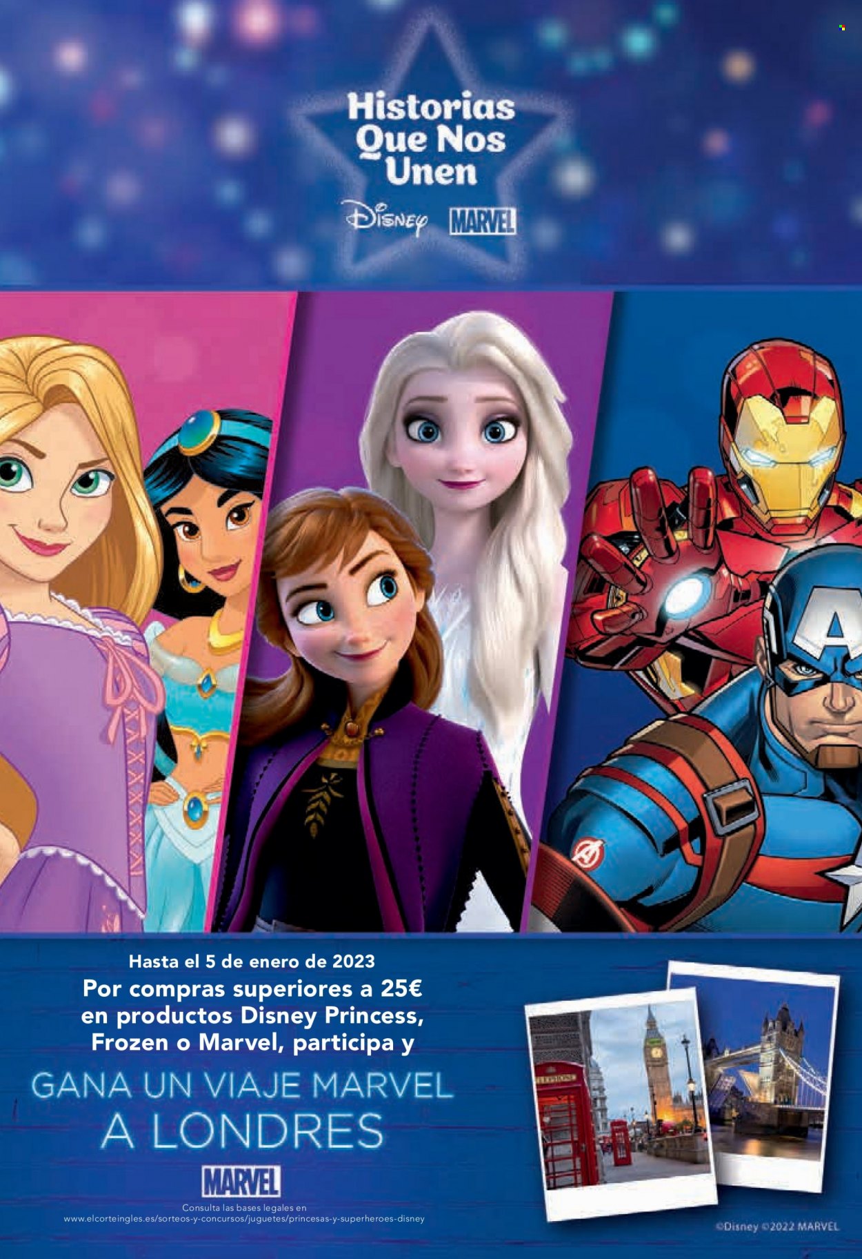 thumbnail - Folleto actual Hipercor - 03/11/22 - 31/12/22 - Ventas - Marvel, Frozen, Disney, juguete. Página 114.