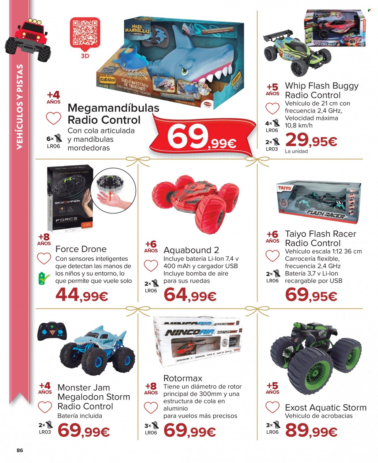 thumbnail - Folleto actual Carrefour - 04/11/22 - 24/12/22 - Ventas - drone, Monster Truck. Página 86.