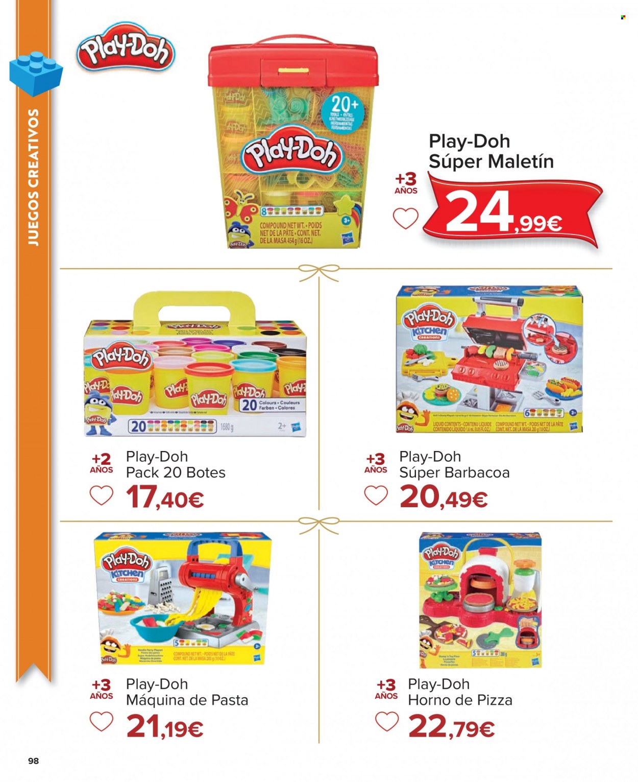thumbnail - Folleto actual Carrefour - 04/11/22 - 24/12/22 - Ventas - Play-Doh, horno. Página 98.