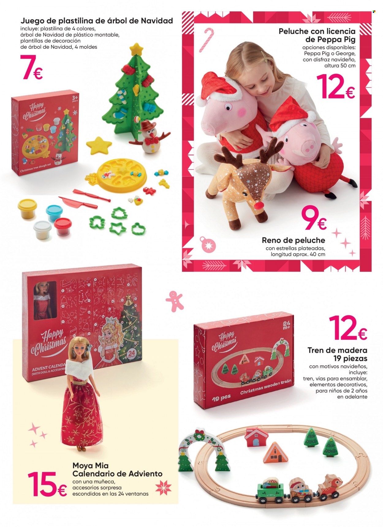 thumbnail - Folleto actual Pepco - 24/11/22 - 07/12/22 - Ventas - plastilina, surtido de Navidad, peluche, Peppa Pig, juguete de madera, tren, calendario de adviento, juguete. Página 16.