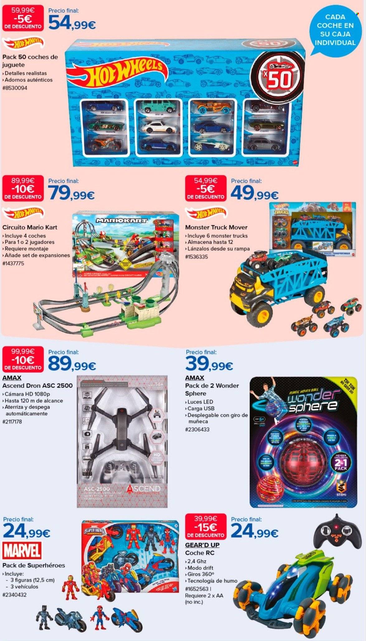 thumbnail - Folleto actual Costco - 29/11/22 - 11/12/22 - Ventas - Marvel, drone, adorno, coche, Hot Wheels, juguete, Monster Truck. Página 3.