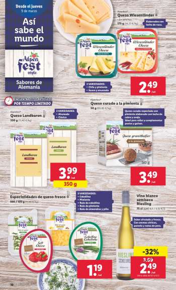 Folleto actual Lidl - 09/03/23 - 15/03/23.