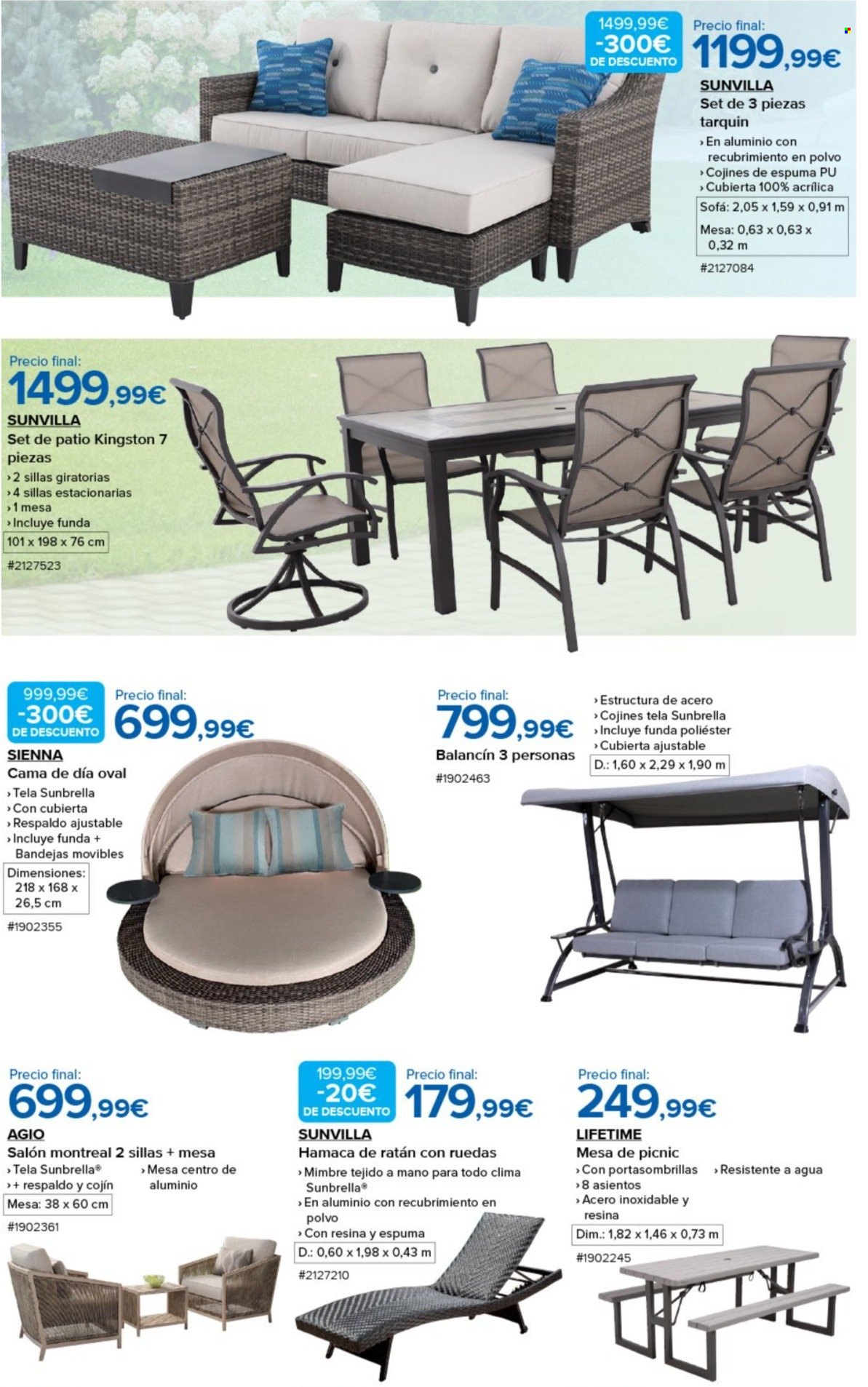 thumbnail - Folleto actual Costco - 18/03/23 - 02/04/23 - Ventas - mueble de jardín, balancín, mesa, mesa de centro, hamaca. Página 5.