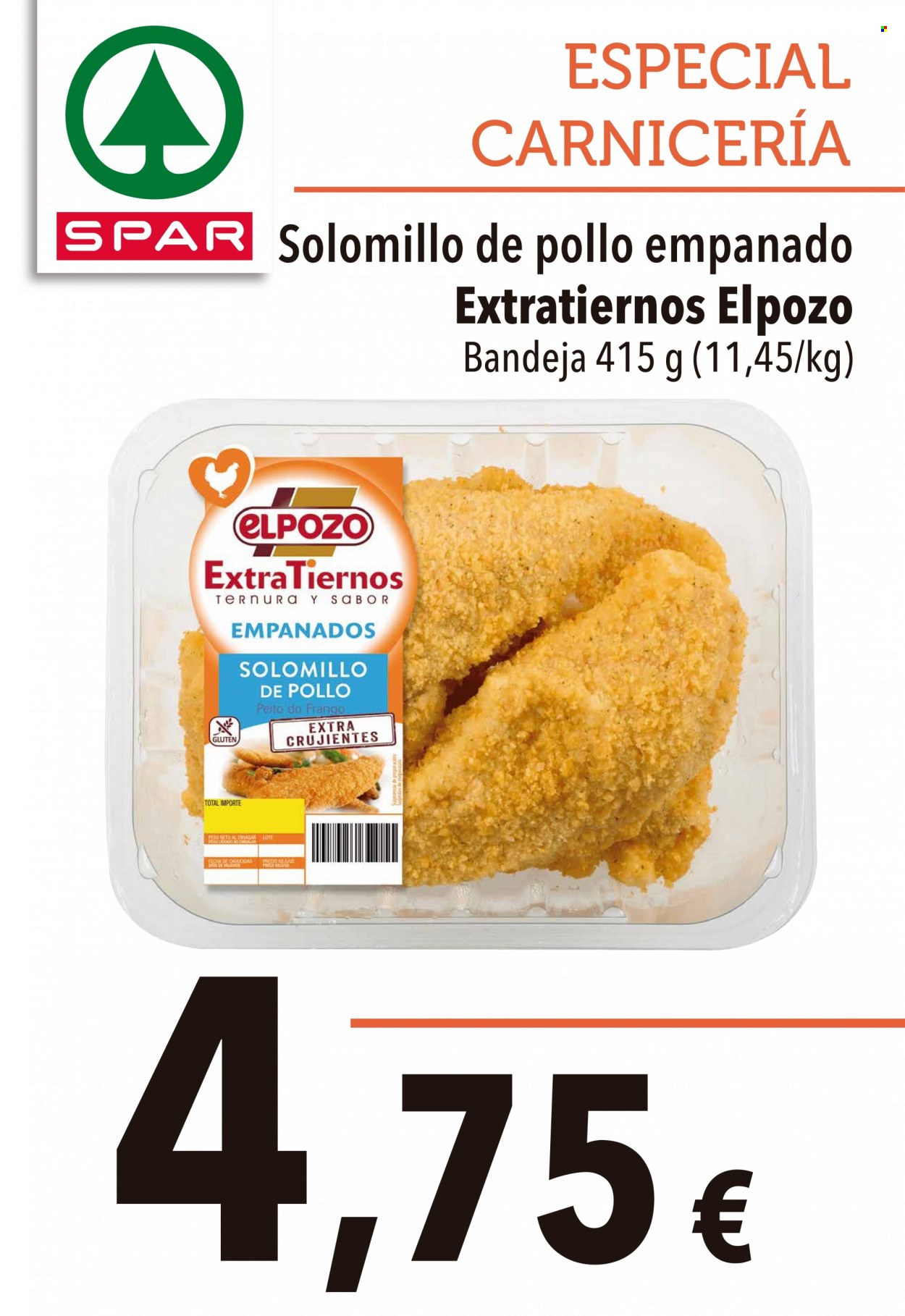 thumbnail - Folleto actual SPAR - 24/03/23 - 25/03/23 - Ventas - El Pozo, plato terminado, pollo empanado, solomillo, solomillo de pollo. Página 6.