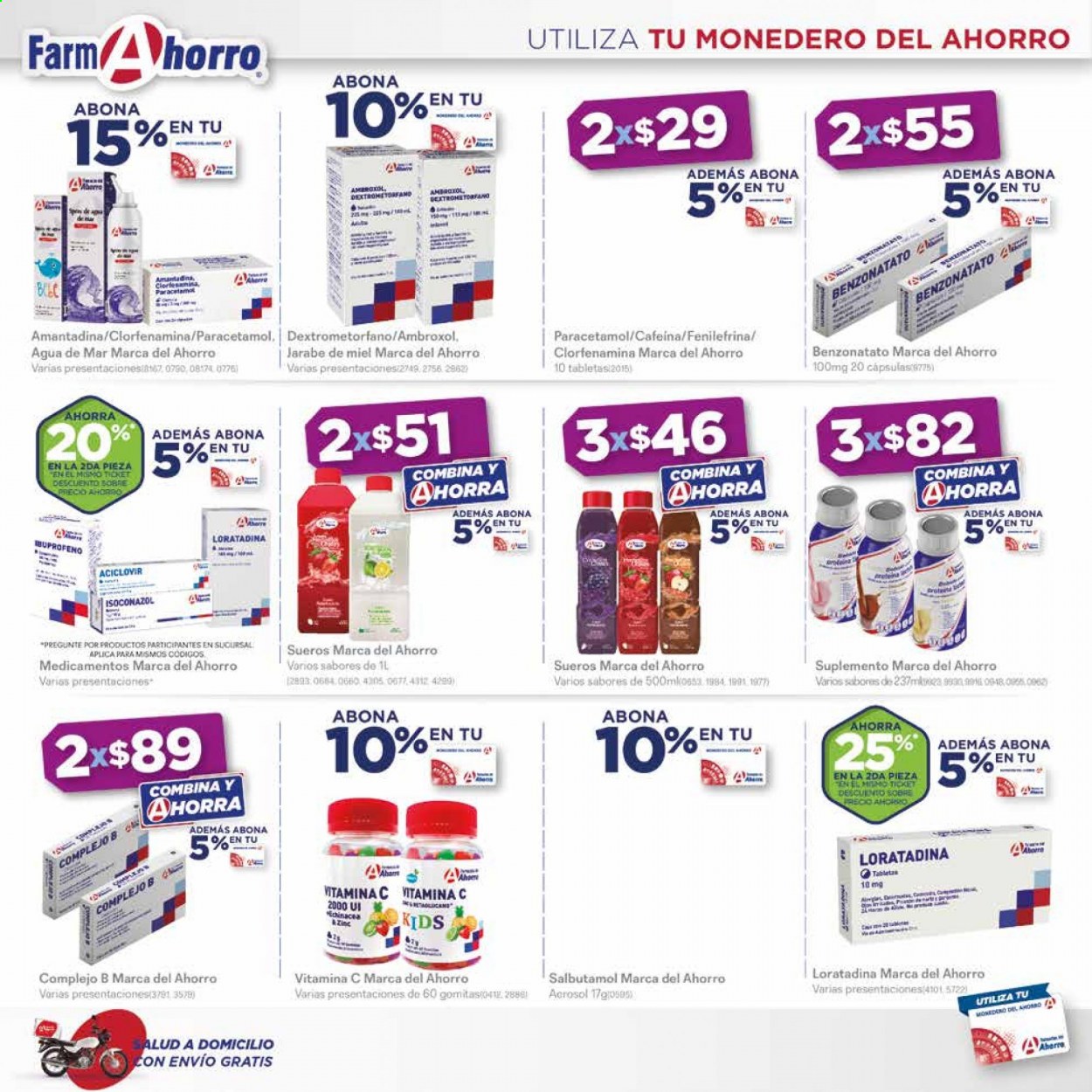 thumbnail - Folleto actual Farmacias del Ahorro - 1.1.2021 - 31.1.2021 - Ventas - Ambroxol, Paracetamol, Aciclovir, járabe, Benzonatato. Página 12.