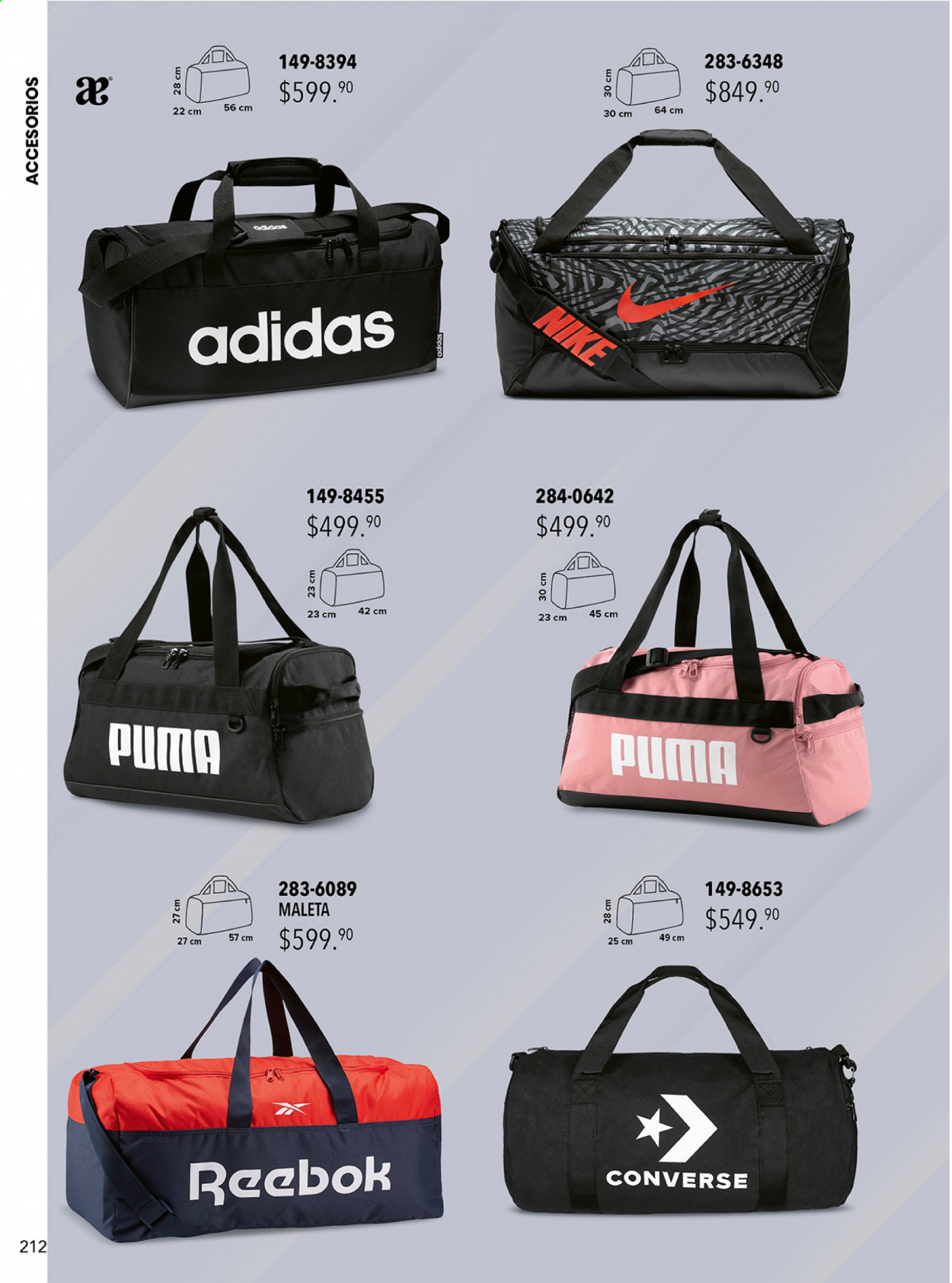 thumbnail - Folleto actual Andrea - Ventas - Adidas, Puma, Reebok, Converse, Nike, maleta. Página 92.