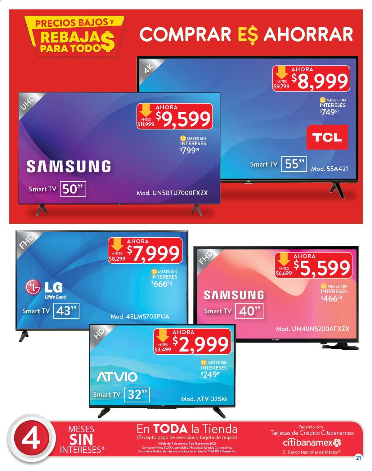 Catálogo Walmart - 7.1.2021 - 13.1.2021. Página 21